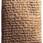 Akkadian diplomatic letter found in Tell Amarna.