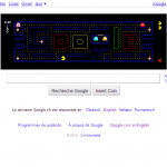 Le logo de Google transformé en pacman
